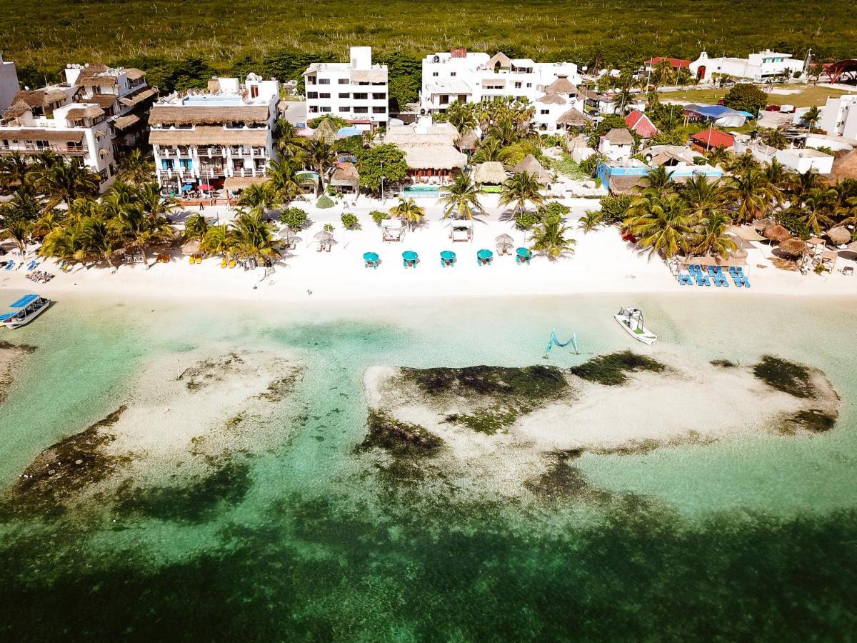 Nacional Beach Club & Bungalows Mahahual Exteriör bild
