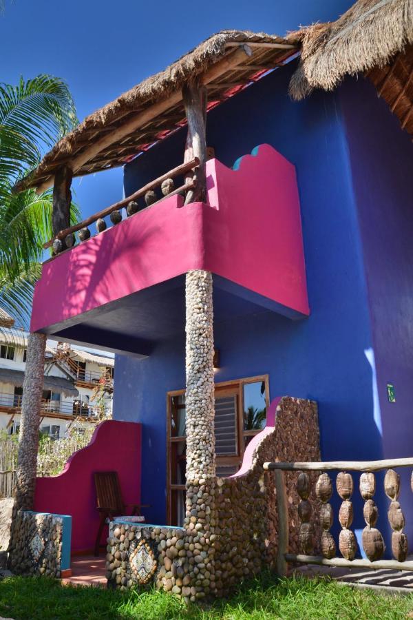 Nacional Beach Club & Bungalows Mahahual Exteriör bild